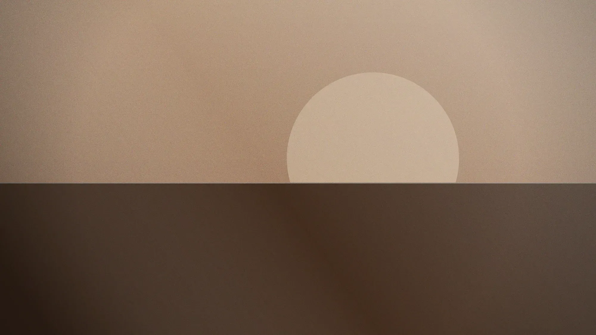 Warm neutral studio interior, abstract